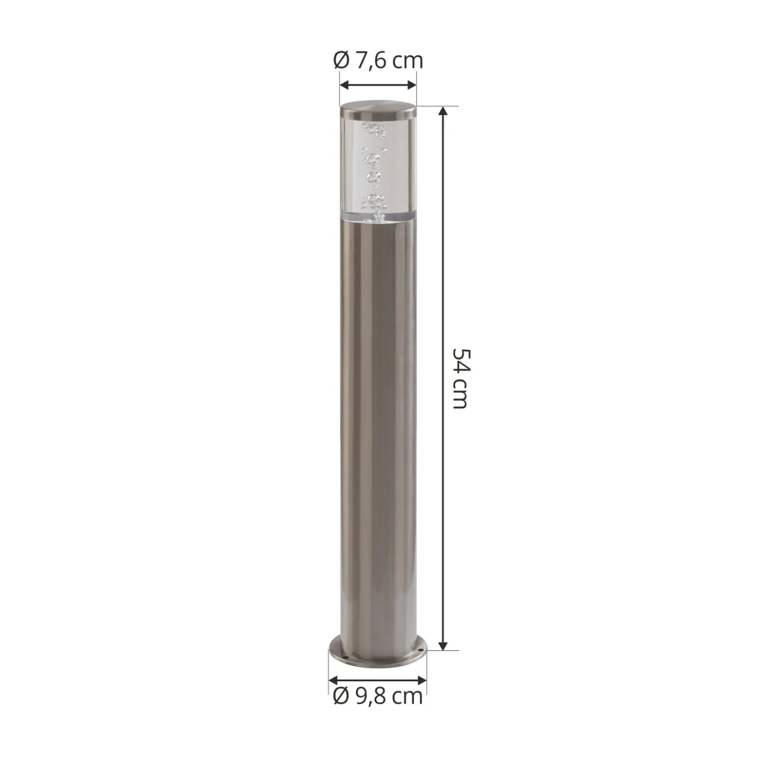 LED-pollarilamppu Belen, ruostumaton teräs