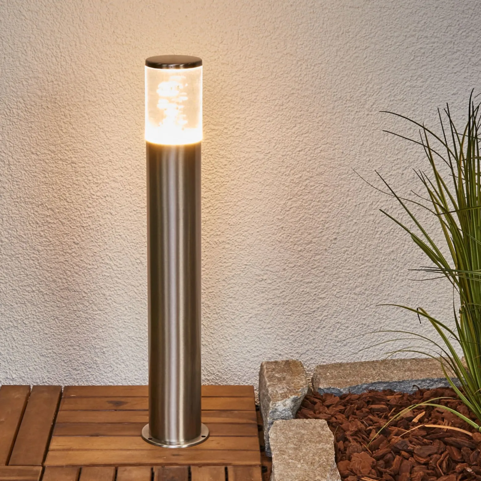 LED-pollarilamppu Belen, ruostumaton teräs