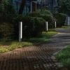 LED-pollarivalaisin Lir, korkeus 60 cm, tummanharmaa metalli