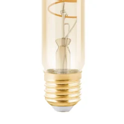 LED-putkilamppu E27 4W T30 1 600K Filamentti keltainen