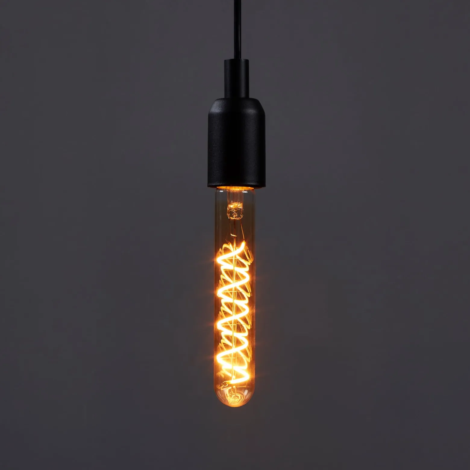 LED-putkilamppu E27 4W T30 1 600K Filamentti keltainen