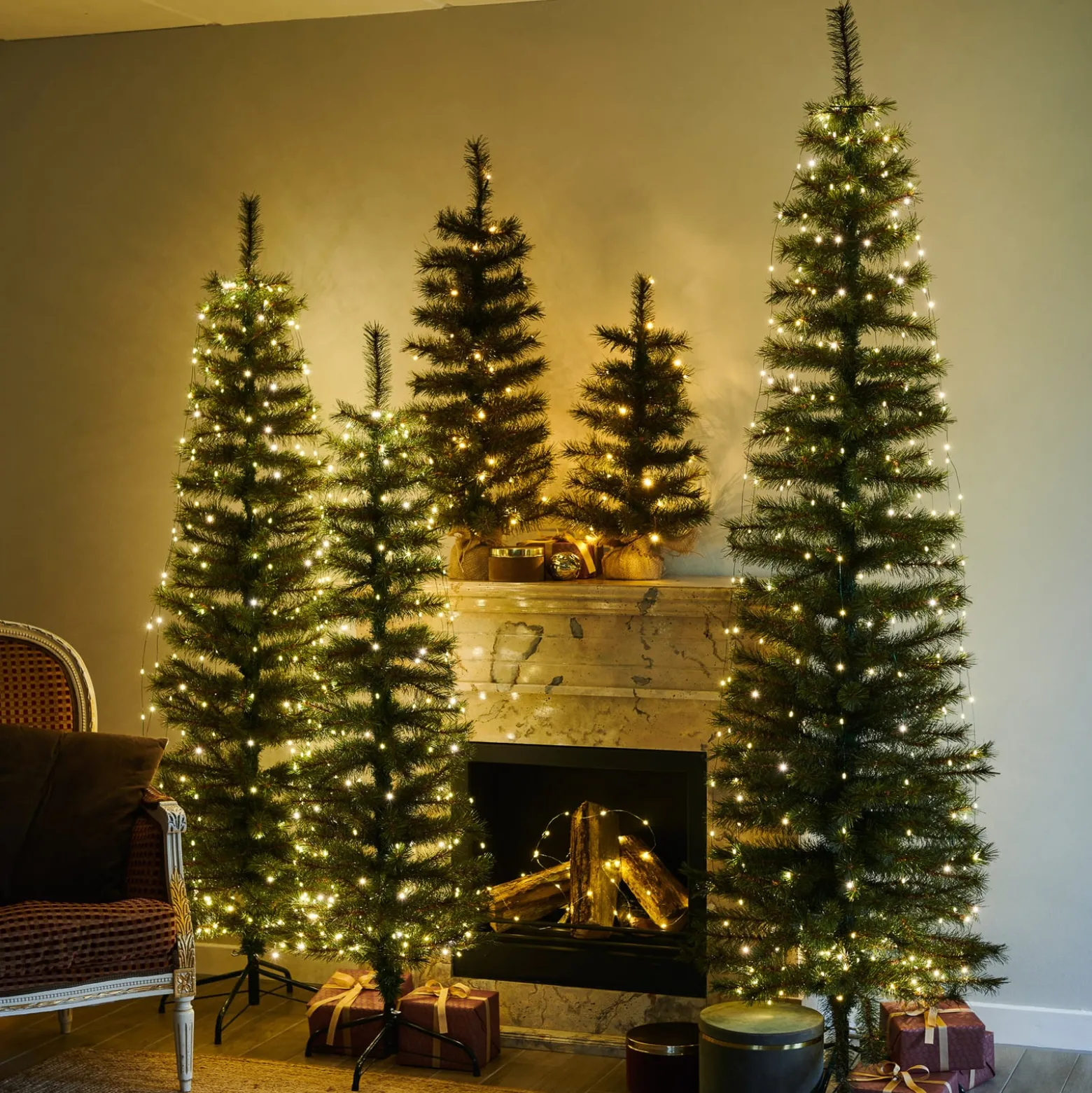 LED-puu Alvin sisätiloihin ja ulkotiloihin, korkeus 60 cm