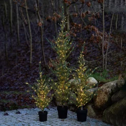 LED-puu Milas Cedar Tree ruukussa, ulkokäyttöön