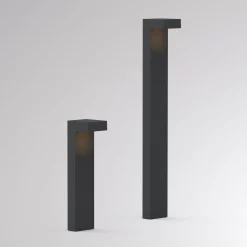 LED-pylväsvalaisin ATO, korkeus 45 cm, päälle/pois, antrasiitti, IP65, metalli