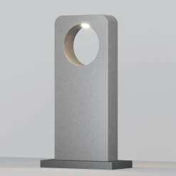 LED-pylväsvalaisin BETONE, korkeus 74 cm, harmaa, sementti, IP65