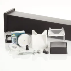 LED-pylväsvalaisin Elisa 800 musta, kirkas 10W CCT