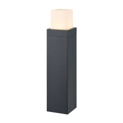 LED-pylväsvalaisin FYNN-O, korkeus 45 cm, antrasiitti, CCT IP65, päälle/pois
