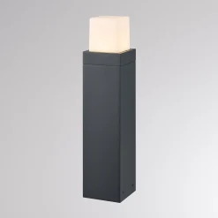 LED-pylväsvalaisin FYNN-O, korkeus 45 cm, antrasiitti, CCT IP65, päälle/pois