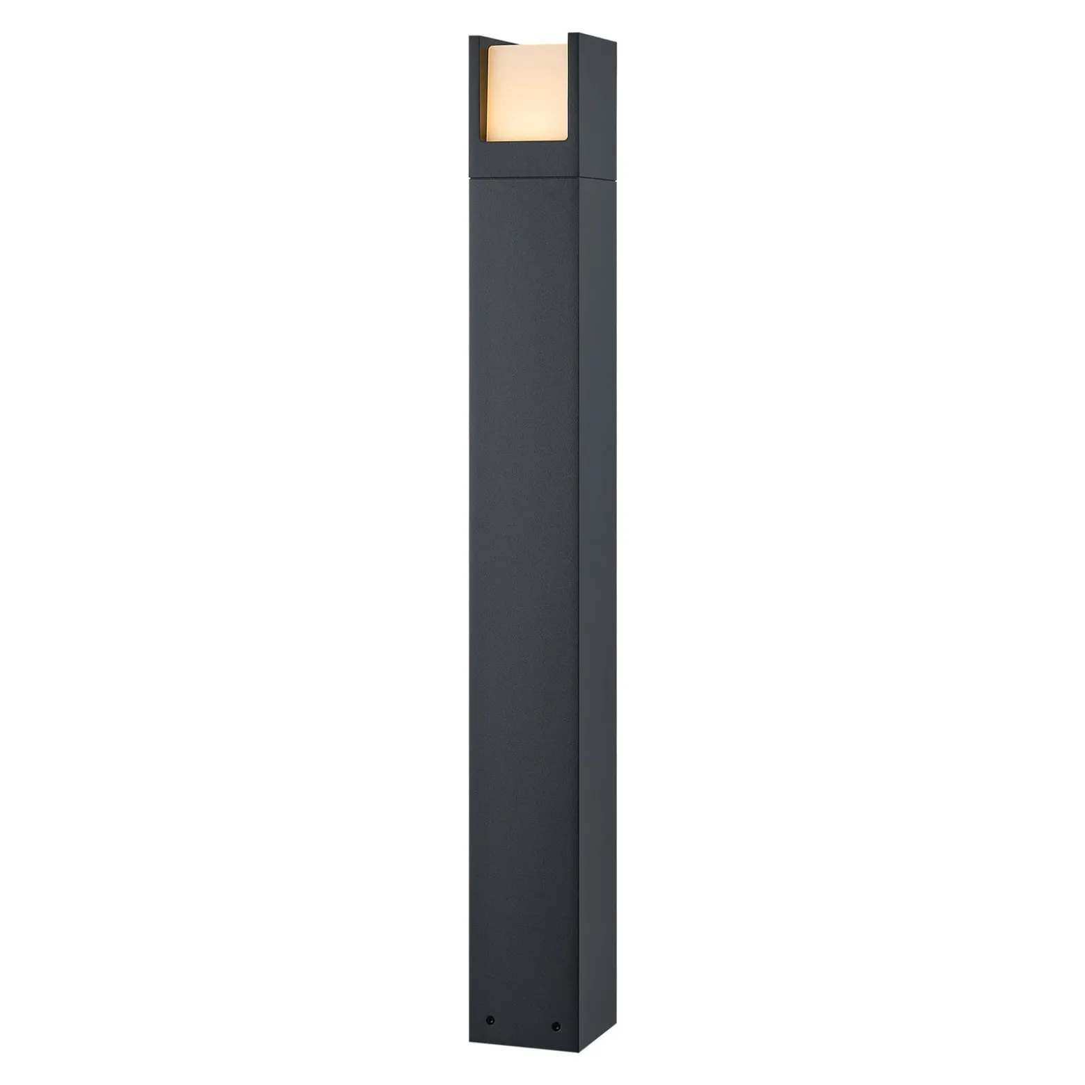 LED-pylväsvalaisin FYNN-U, korkeus 85 cm, antrasiitti, CCT IP65, päälle/pois