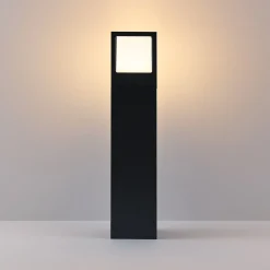 LED-pylväsvalaisin FYNN-X, korkeus 45 cm, antrasiitti, CCT IP65, päälle/pois