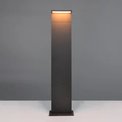 LED-pylväsvalaisin Ravi, antrasiitti, korkeus 100 cm, metalli, IP65