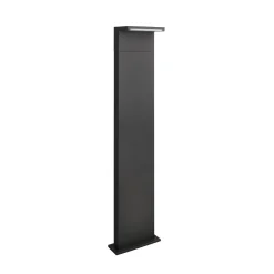 LED-pylväsvalaisin Ravi, antrasiitti, korkeus 100 cm, metalli, IP65