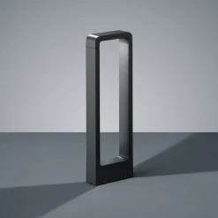 LED-pylväsvalaisin RENO, antrasiitti, korkeus 50 cm, metalli, IP54