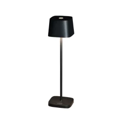 LED-pöytälamppu Capri-Mini ulkokäyttöön, musta