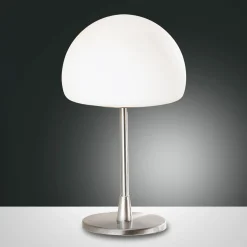 LED-pöytälamppu Gaia kosketushimmentimellä, kromi