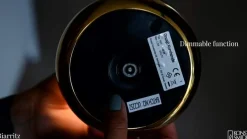 LED-pöytävalaisin Biarritz, IP54, akku, CCT harmaa