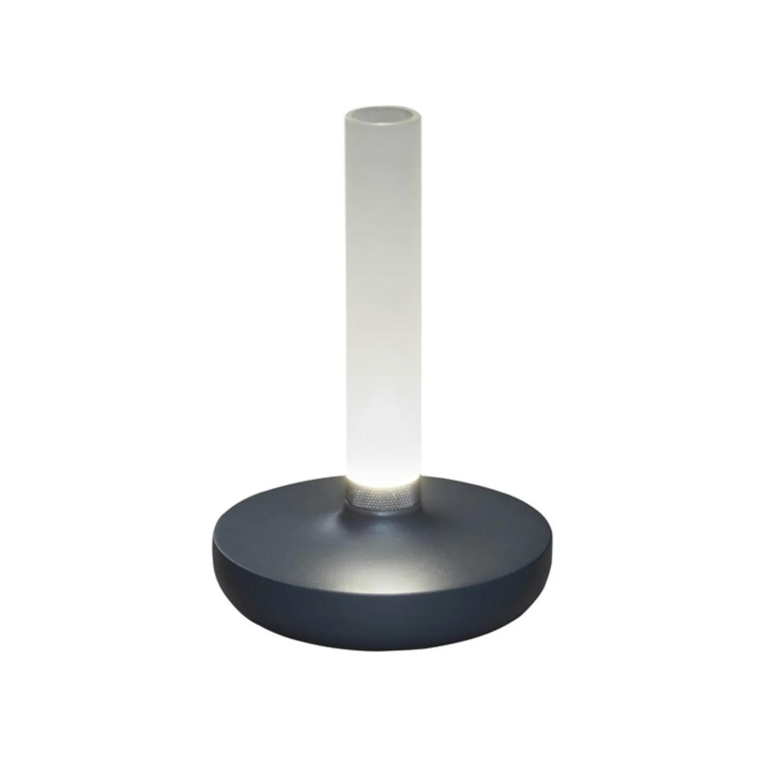 LED-pöytävalaisin Biarritz, IP54, akku, CCT harmaa
