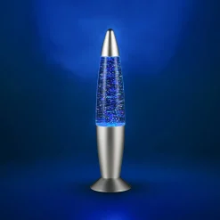 LED-pöytävalaisin FAME, titaaninvärinen, korkeus 35 cm, RGB, USB
