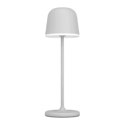 LED-pöytävalaisin Mannera, akku, harmaa