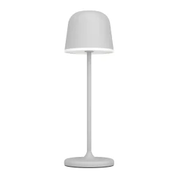 LED-pöytävalaisin Mannera, akku, harmaa