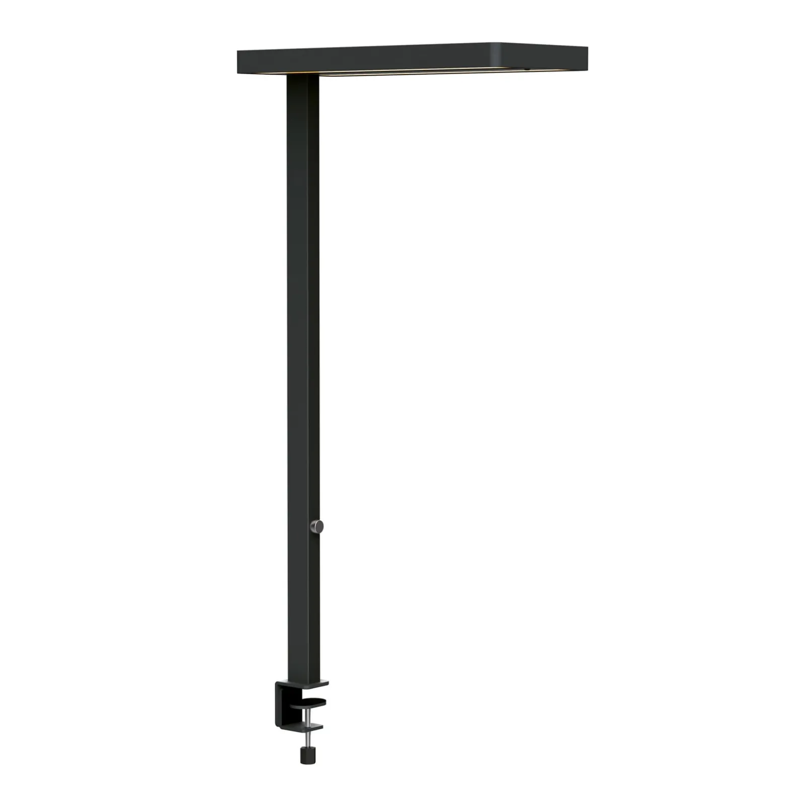 LED-pöytävalaisin MAULjaval, musta, 120 cm, himmennettävä, kiinnitettävä jalusta