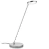 LED-pöytävalaisin Thea-T, matta nikkeliä