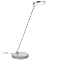 LED-pöytävalaisin Thea-T, matta nikkeliä