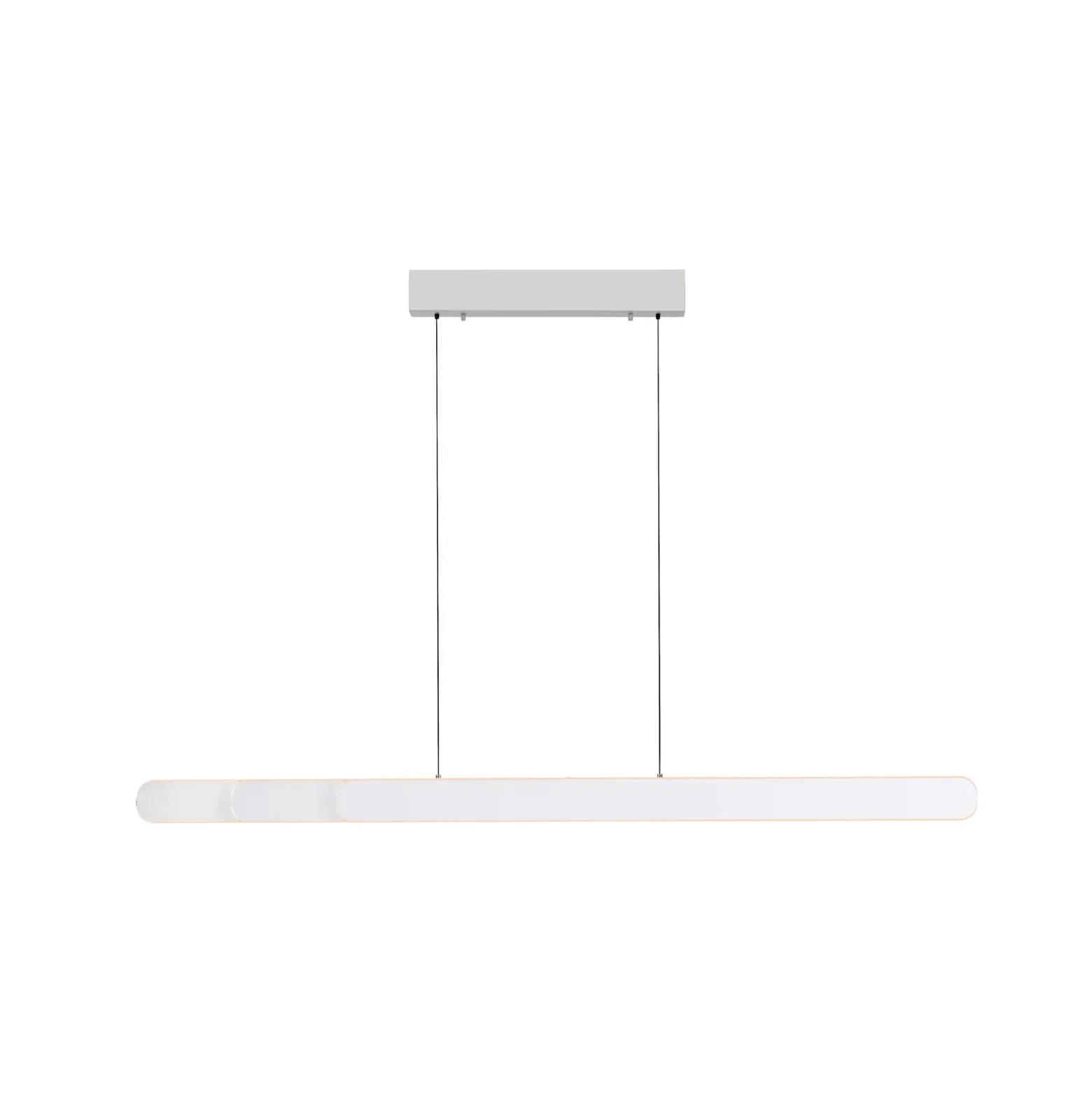 LED-riippuvalaisin ADRIANA ROUND, valkoinen, pituus 160 cm, metallia, CCT