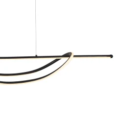 LED-riippuvalaisin Ambar, metalli, musta, 4 000 K