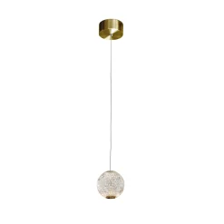 LED-riippuvalaisin Austral, kulta/kirkas, 1x