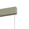 LED-riippuvalaisin BAR, oliivinvihreä, pituus 150 cm, metalli, 32 W