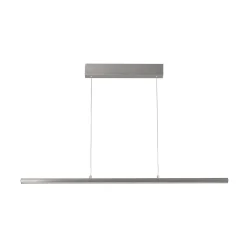 LED-riippuvalaisin Borena, alumiinivärinen, pituus 113 cm Metalli