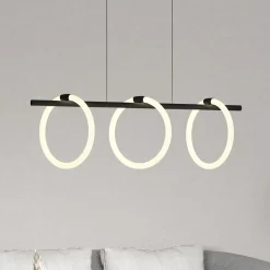 LED-riippuvalaisin Caranacoa, 3-lamppuinen