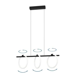 LED-riippuvalaisin Caranacoa, 3-lamppuinen