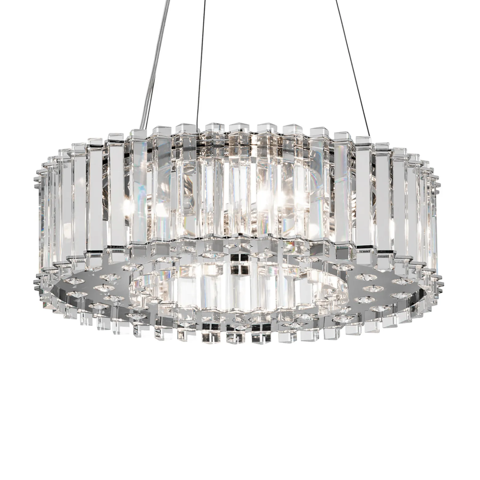LED-riippuvalaisin Crystal Skye Ø 43,8 cm