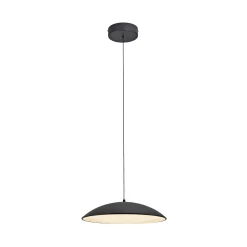 LED-riippuvalaisin LENTE, musta, Ø 40 cm, metalli, Switchdim