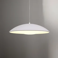 LED-riippuvalaisin LENTE, valkoinen, Ø 40 cm, metalli, Switchdim
