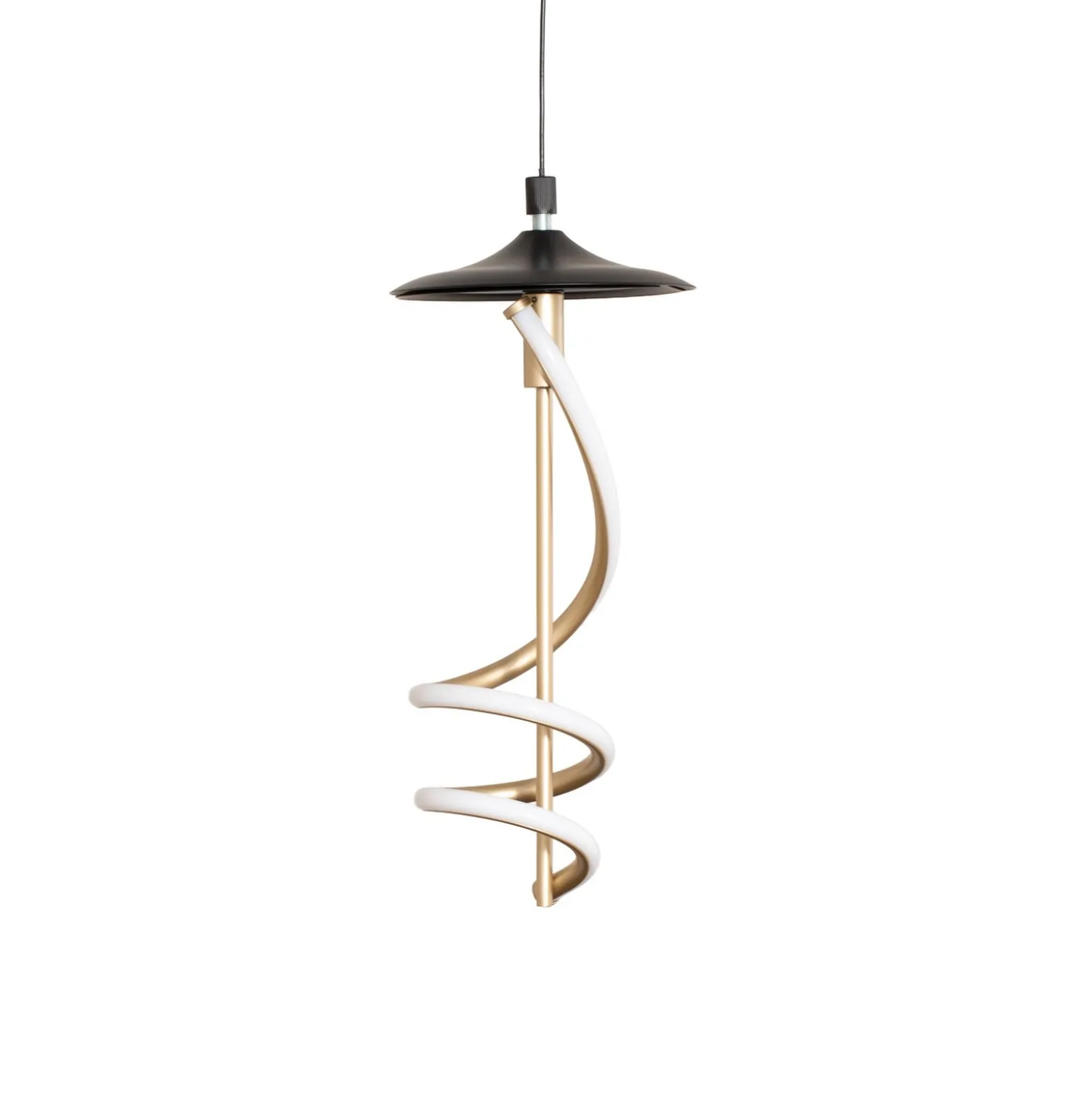LED-riippuvalaisin Lilly, lasi, savunharmaa, Ø 28 cm, 4000 K