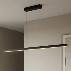 LED-riippuvalaisin Linda-132, musta, CCT, eleohjaus