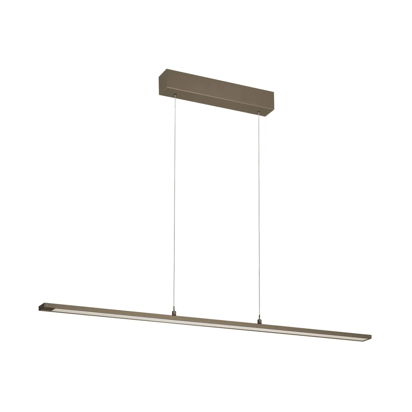 LED-riippuvalaisin Marlo, greige, pituus 120 cm, CCT, kosketusdimmeri