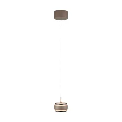 LED-riippuvalaisin PURE Falling Rings, pronssi, halkaisija 13 cm, CCT