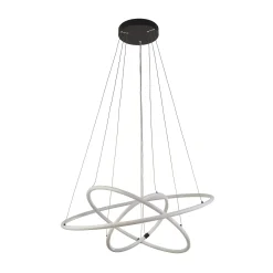 LED-riippuvalaisin Revolve, 3-valo, valkoinen, akryyli, himmennettävä