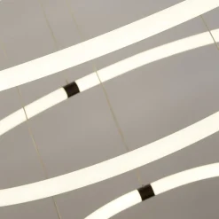 LED-riippuvalaisin Revolve, 3-valo, valkoinen, akryyli, himmennettävä