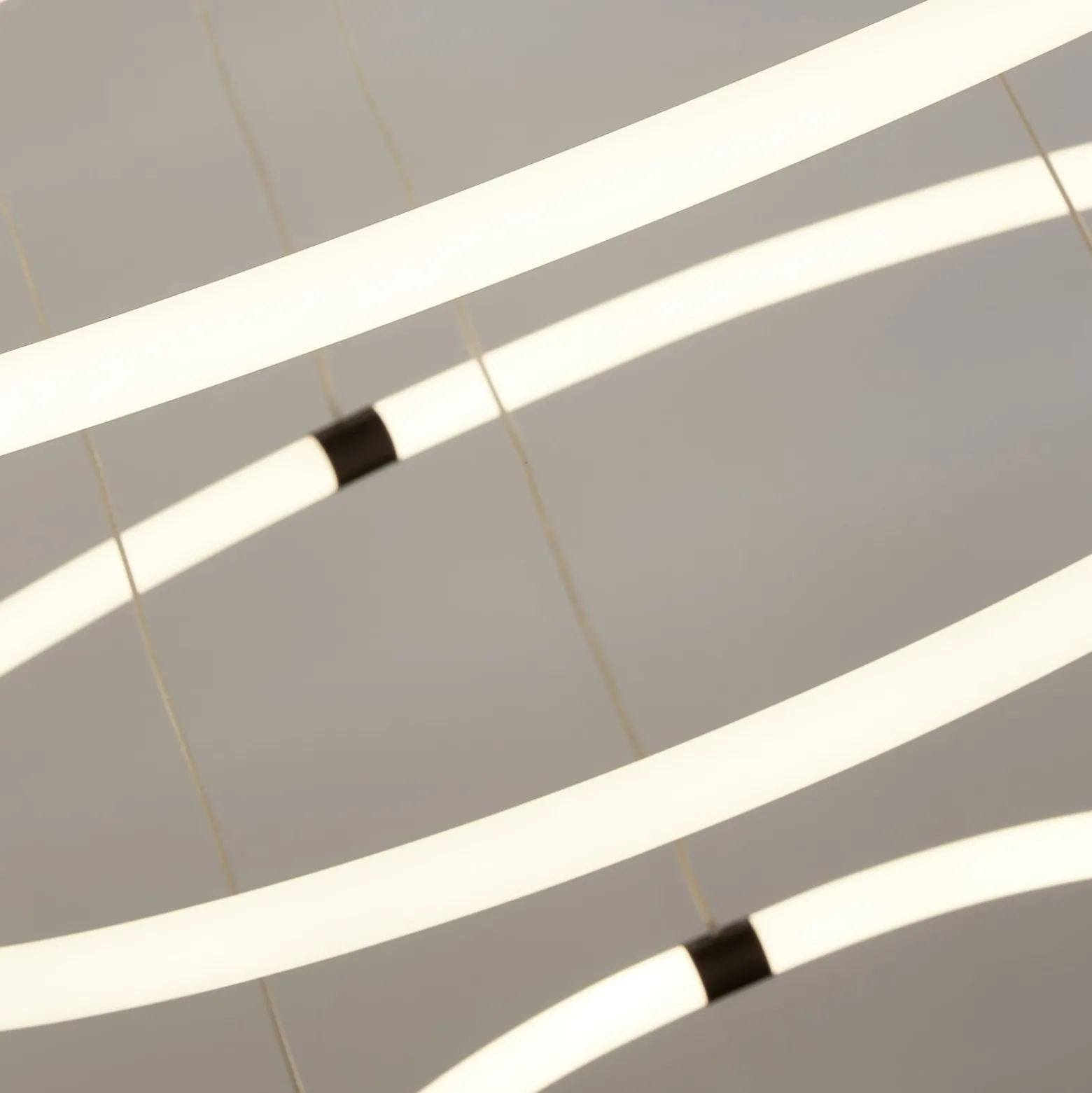 LED-riippuvalaisin Revolve, 3-valo, valkoinen, akryyli, himmennettävä