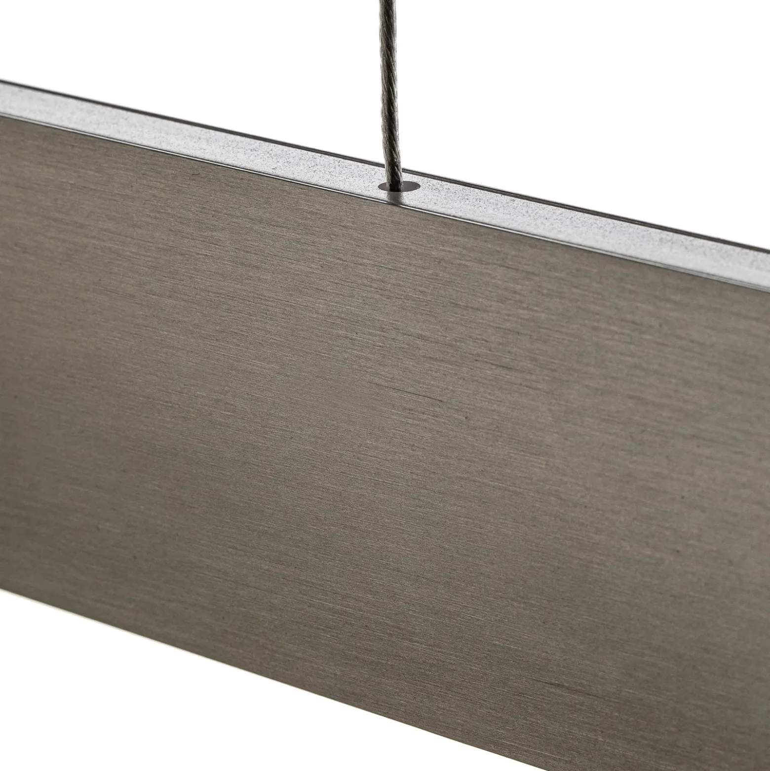 LED-riippuvalaisin Runa, nikkeli, pituus 132 cm