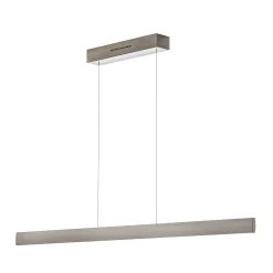 LED-riippuvalaisin Runa, nikkeli, pituus 132 cm