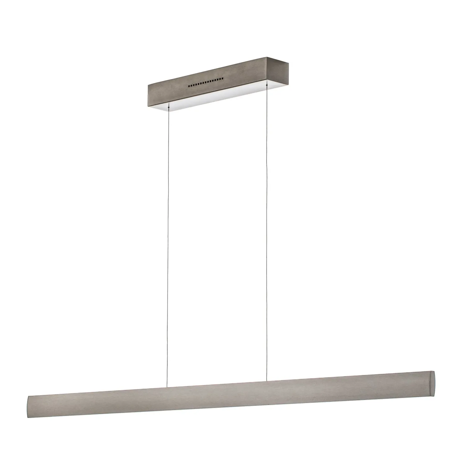 LED-riippuvalaisin Runa, nikkeli, pituus 132 cm