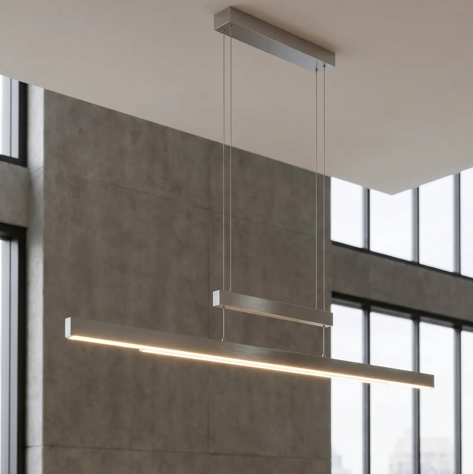 LED-riippuvalaisin Trajan, 2700–5000 K, mattanikkeli