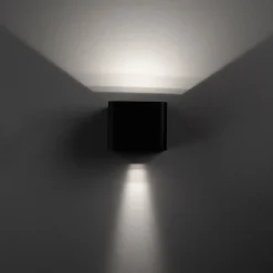 LEDS-C4 Wilson -LED-seinälamppu 11 cm antrasiitti