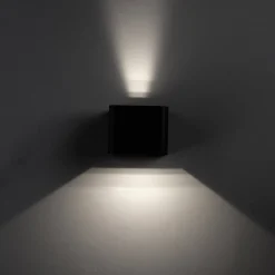 LEDS-C4 Wilson -LED-seinälamppu 11 cm antrasiitti